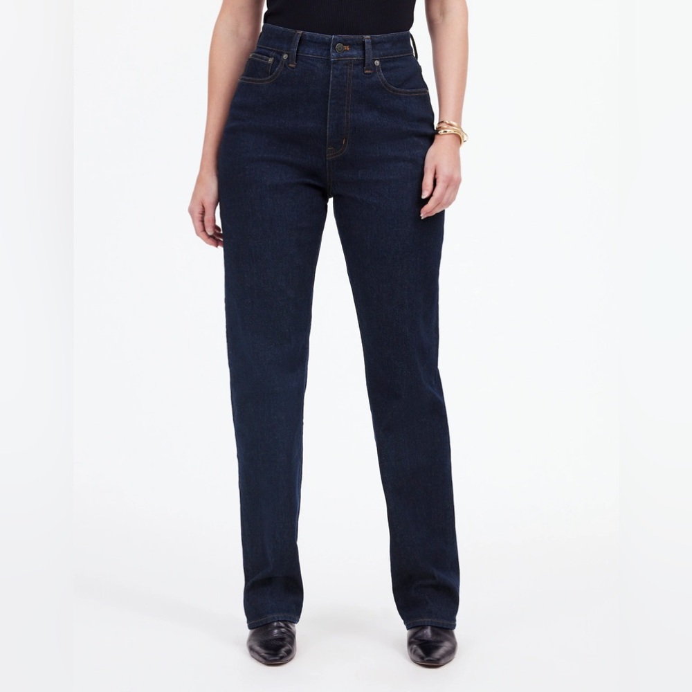 Madewell Curvy - The 90s Curvy Straight Jeans - Norman Wash Size 29 NWOT